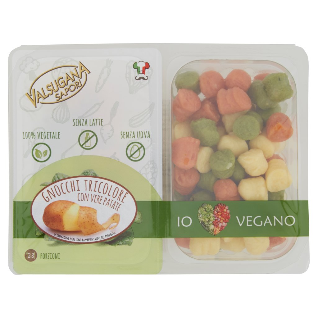 Valsugana Sapori Gnocchi Tricolore Vegani