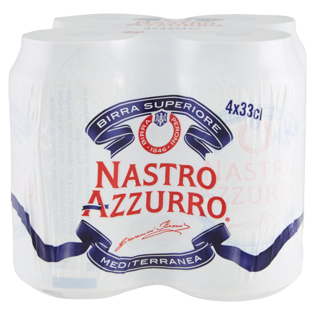 Nastro Azzurro Lattina 4 x 33 Cl