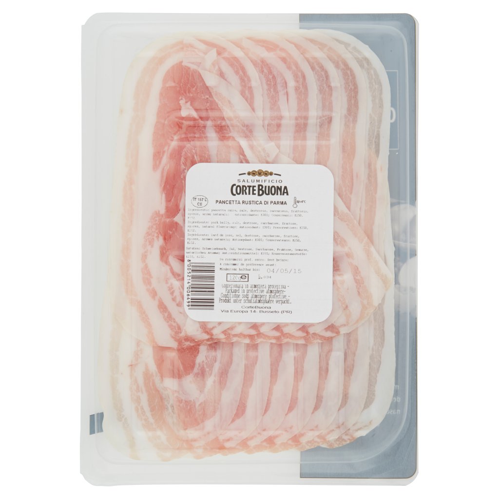 Corte Buona Pancetta Rustica Linea Specialità Montana