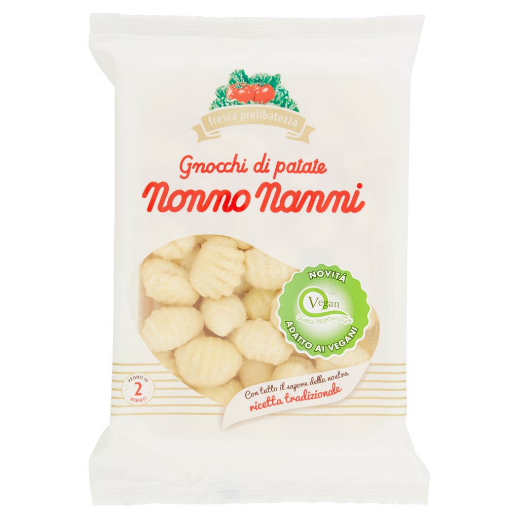 Nonno Nanni Gnocchi di Patate Ricetta Vegana