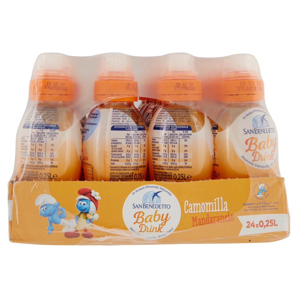 San Benedetto Baby Drink Mandarancio 0,25l Vassoio