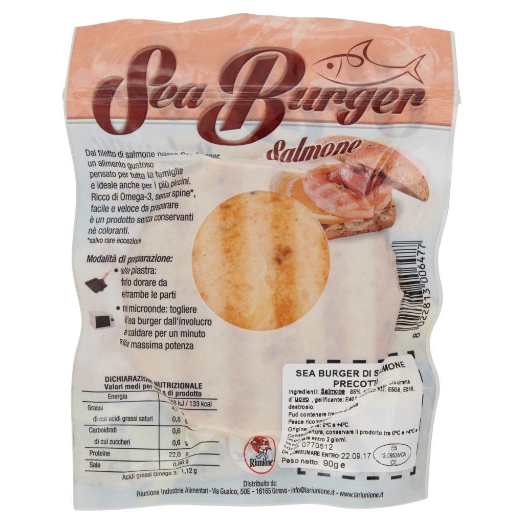 Riunione Sea Burger Salmone