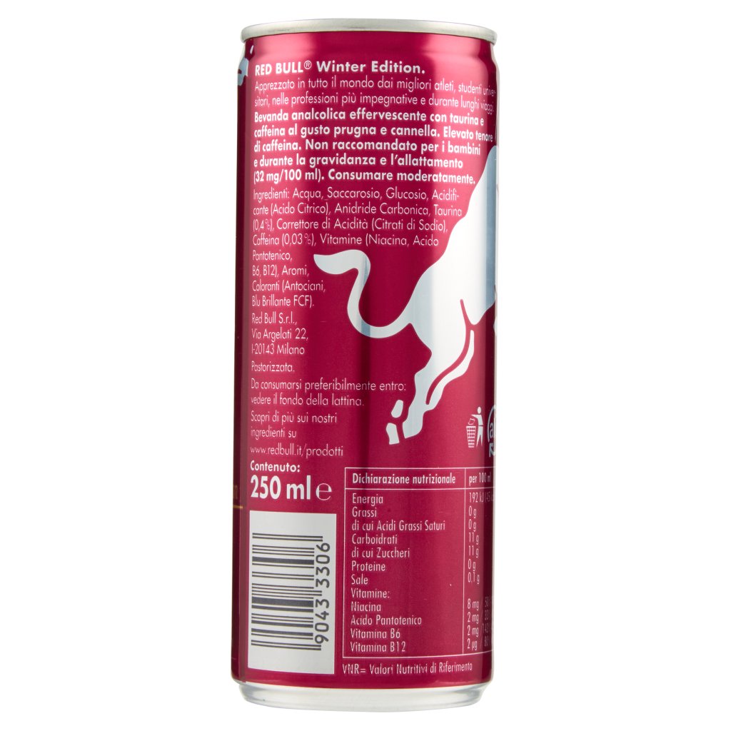 Red Bull Energy Drink Gusto Plum Cinnamon