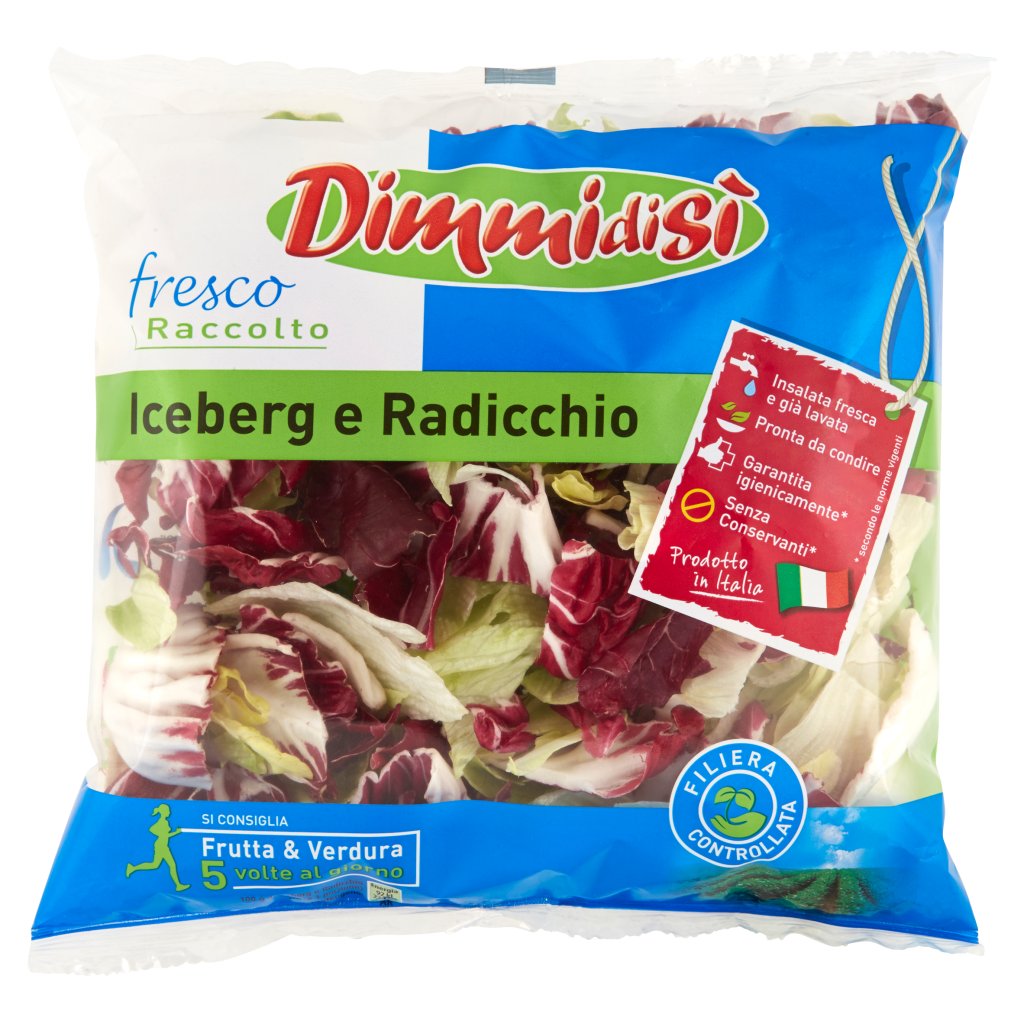 Dimmidisì Fresco Raccolto Iceberg e Radicchio