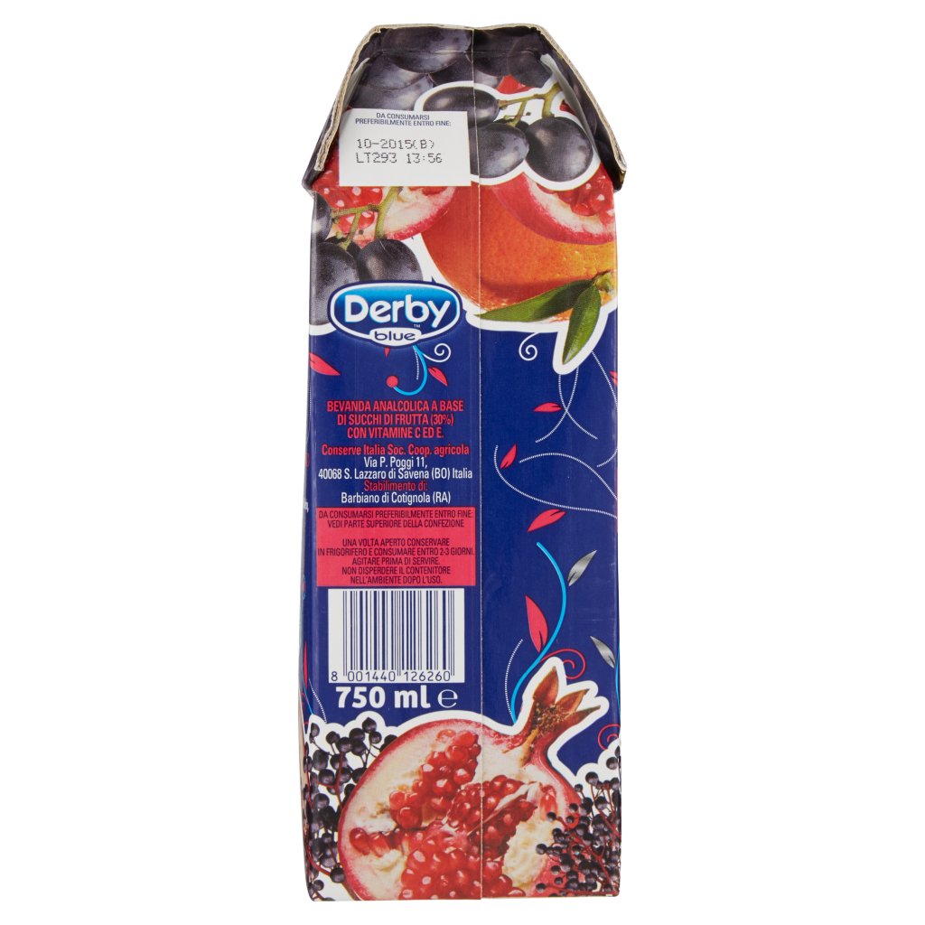 Derby Blue Frutti Rossi + Vitamine c Ed e