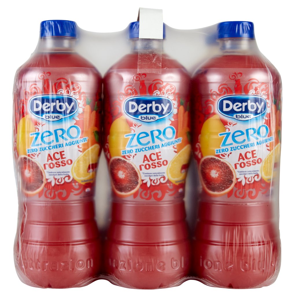 Derby Blue Zero Ace Rosso 6 x 1,5 Litri