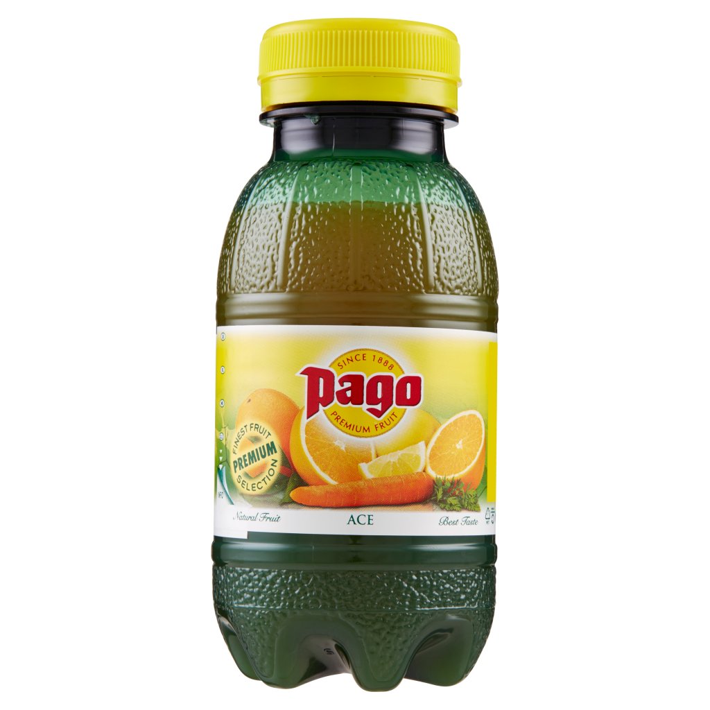 Pago Succo di Frutta, Ace Bottiglia Pet Monodose  20 Cl