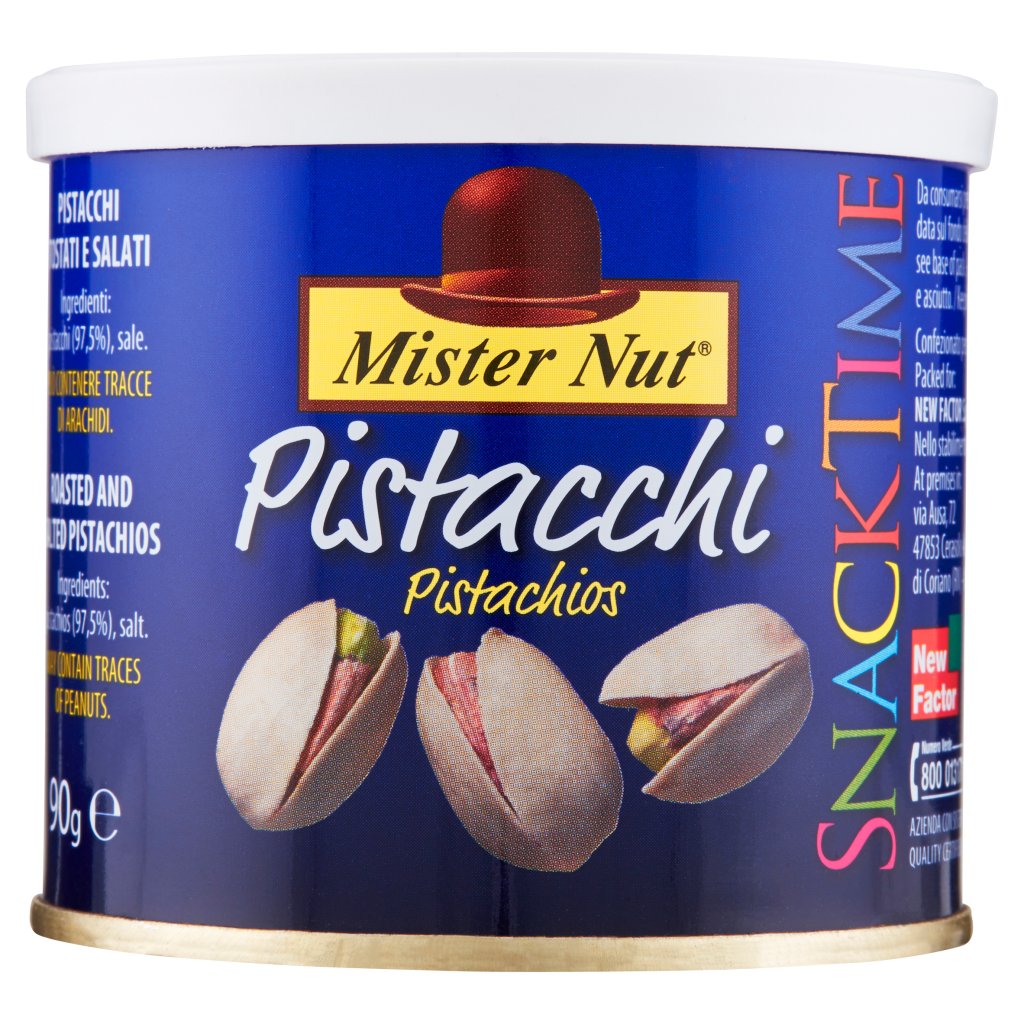 Mister Nut Snack Time Pistacchi Tostati e Salati
