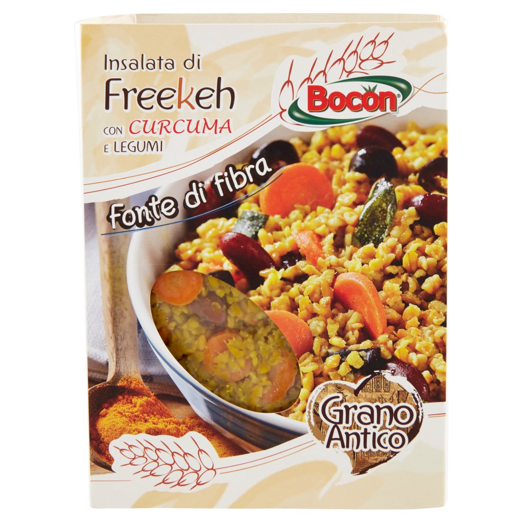 Bocon Insalata di Freekeh con Curcuma e Legumi