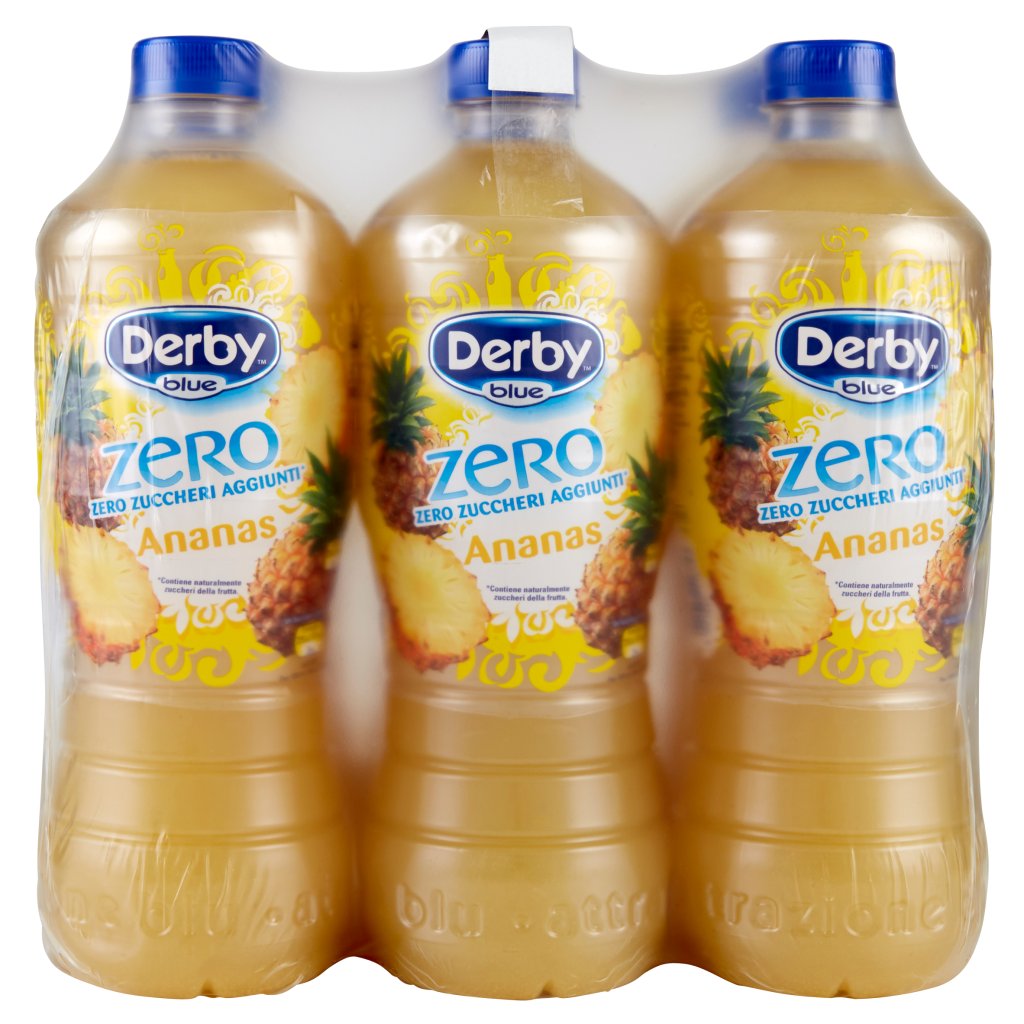 Derby Blue Zero Ananas 6 x 1,5 l