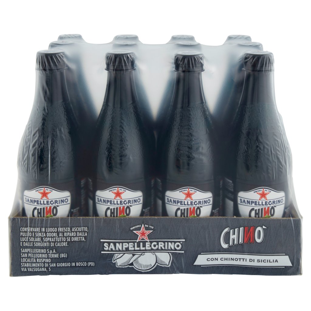 San Pellegrino Bibite Gassate, Chino' 50cl x 12