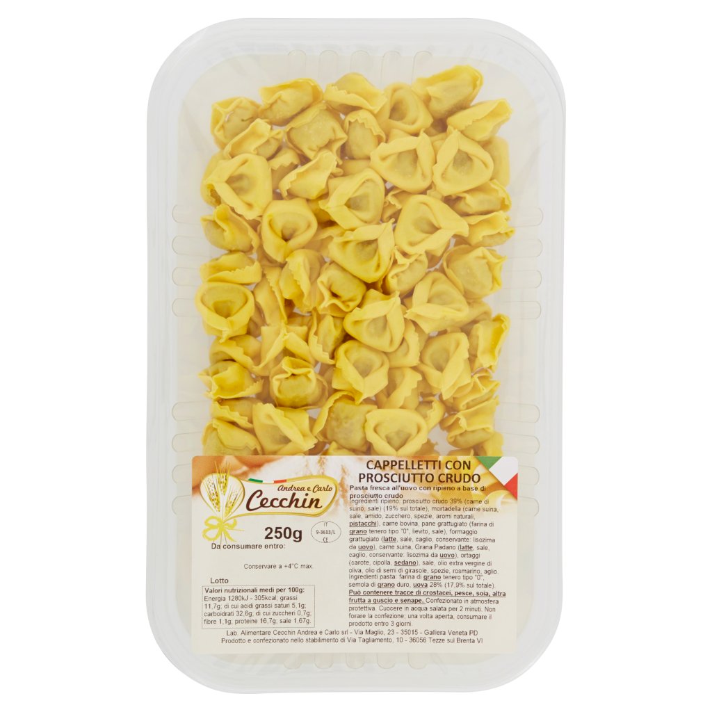 Cecchin Cappelletti con Prosciutto Crudo Everli