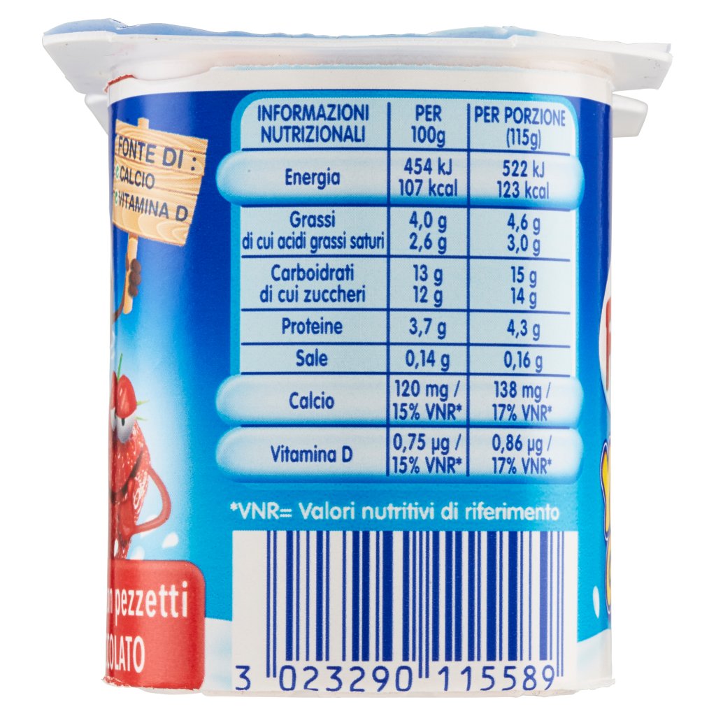 Fruttolo NestlÉ  Yogurt Goloso Fragola con Pezzetti di Cioccolato 2 x 115 g