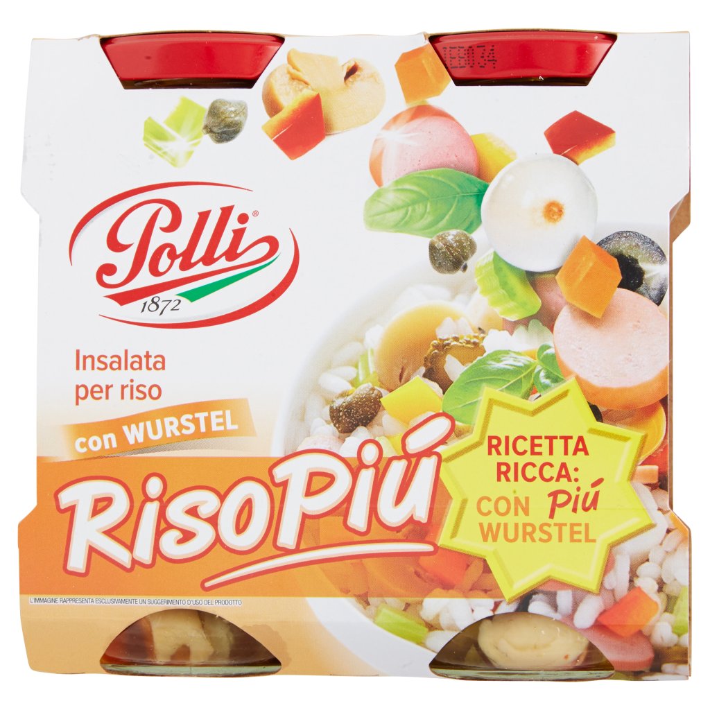 Polli Risopiù con Wurstel Insalata per Riso 2 x 290 g