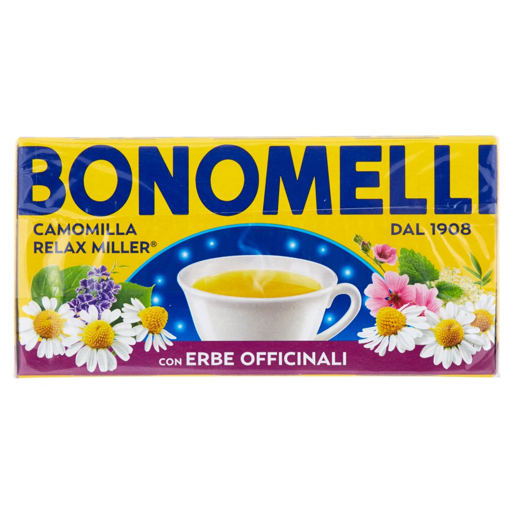 Bonomelli Camomilla Relax Miller con Erbe Officinali 15 Filtri