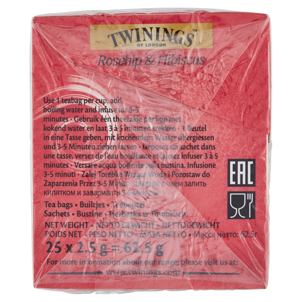 Twinings Infuso Rosehip & Hibiscus 62,5 g