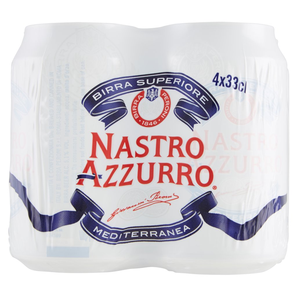 Nastro Azzurro Lattina 4 x 33 Cl