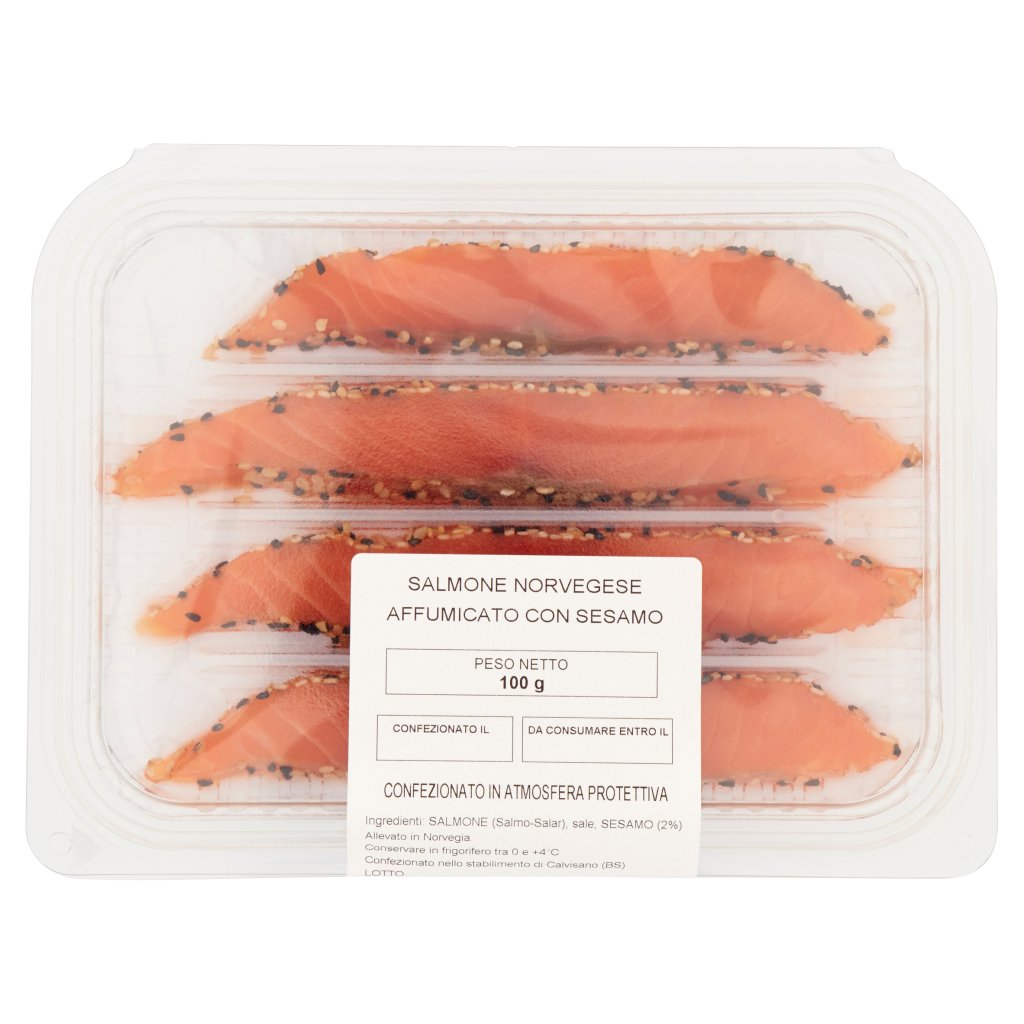 Salmone Norvegese Affumicato con Sesamo Everli