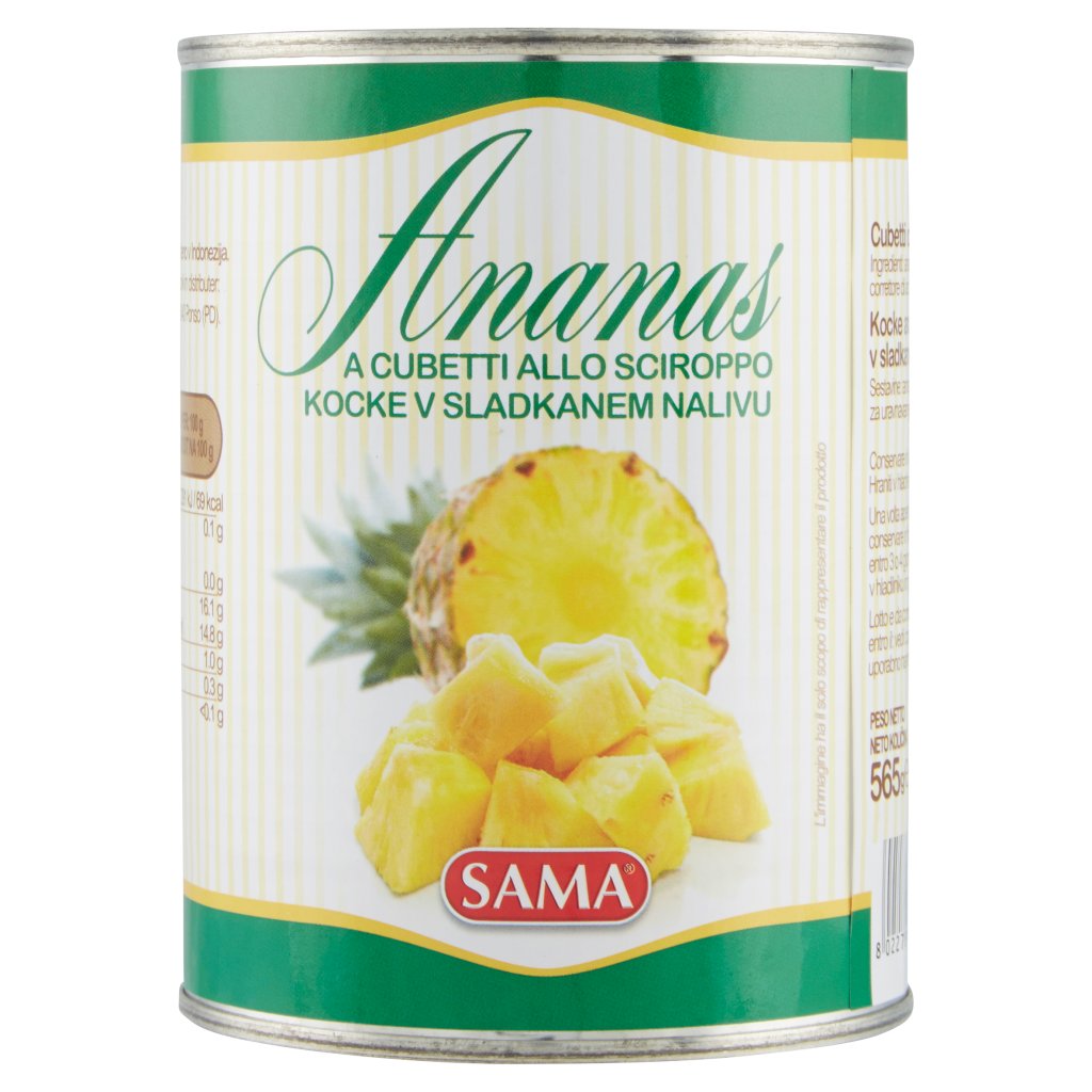 Sama Ananas a Cubetti allo Sciroppo