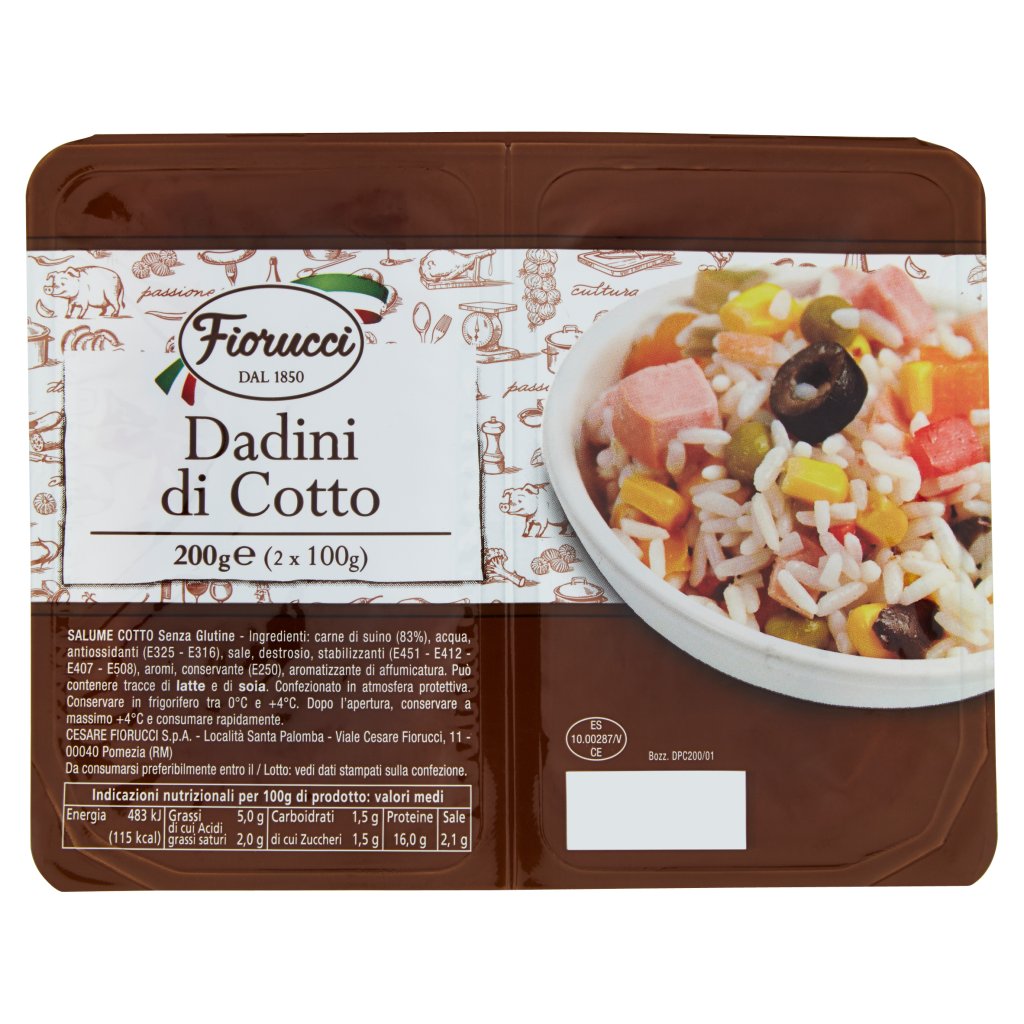 Fiorucci Dadini di Cotto 2 x 100 g