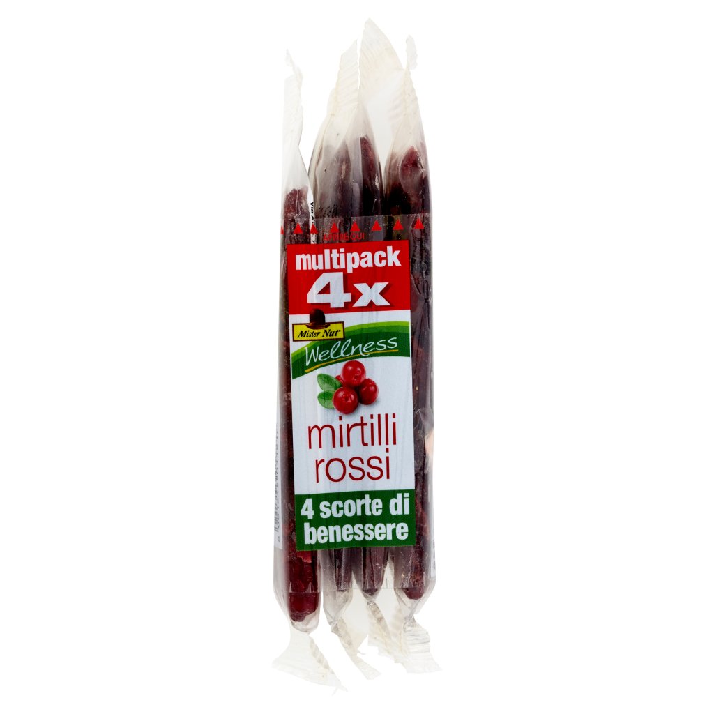 Mister Nut Wellness Mirtilli Rossi Multipack 4 x 25 g