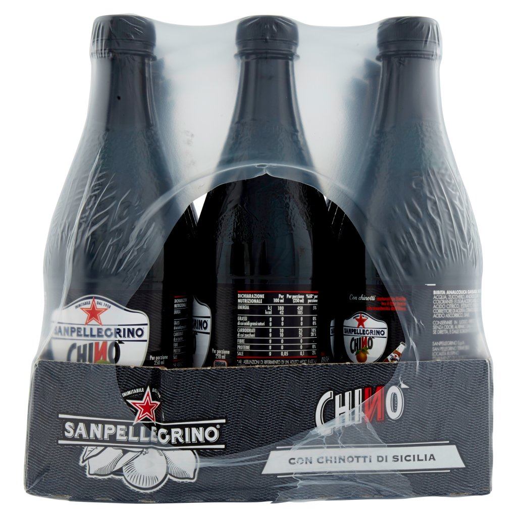 San Pellegrino Bibite Gassate, Chino' 50cl x 12