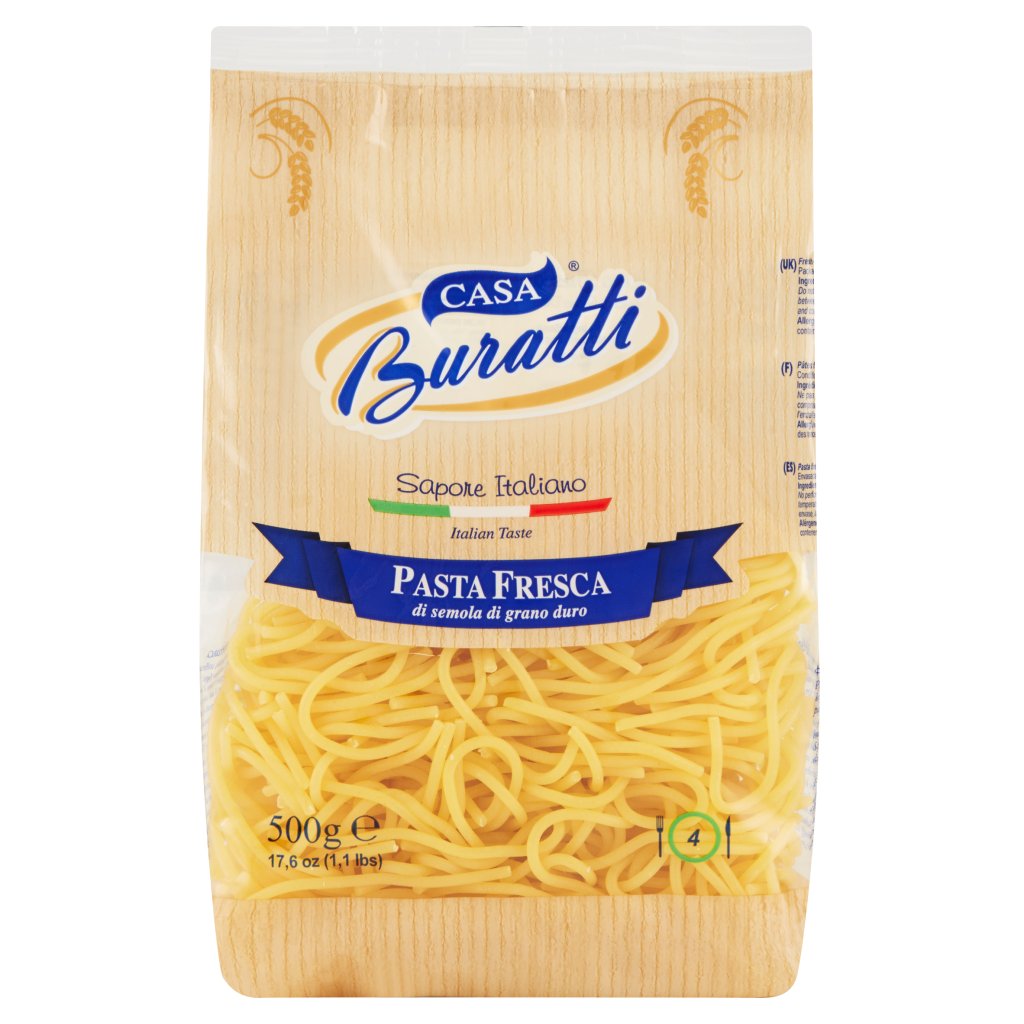 Casa Buratti Pasta Fresca di Semola di Grano Duro Spaghetti