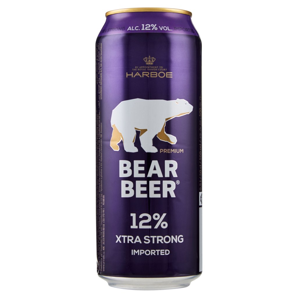 Harboe Bear Beer12% Xtra Strong 0,5 l