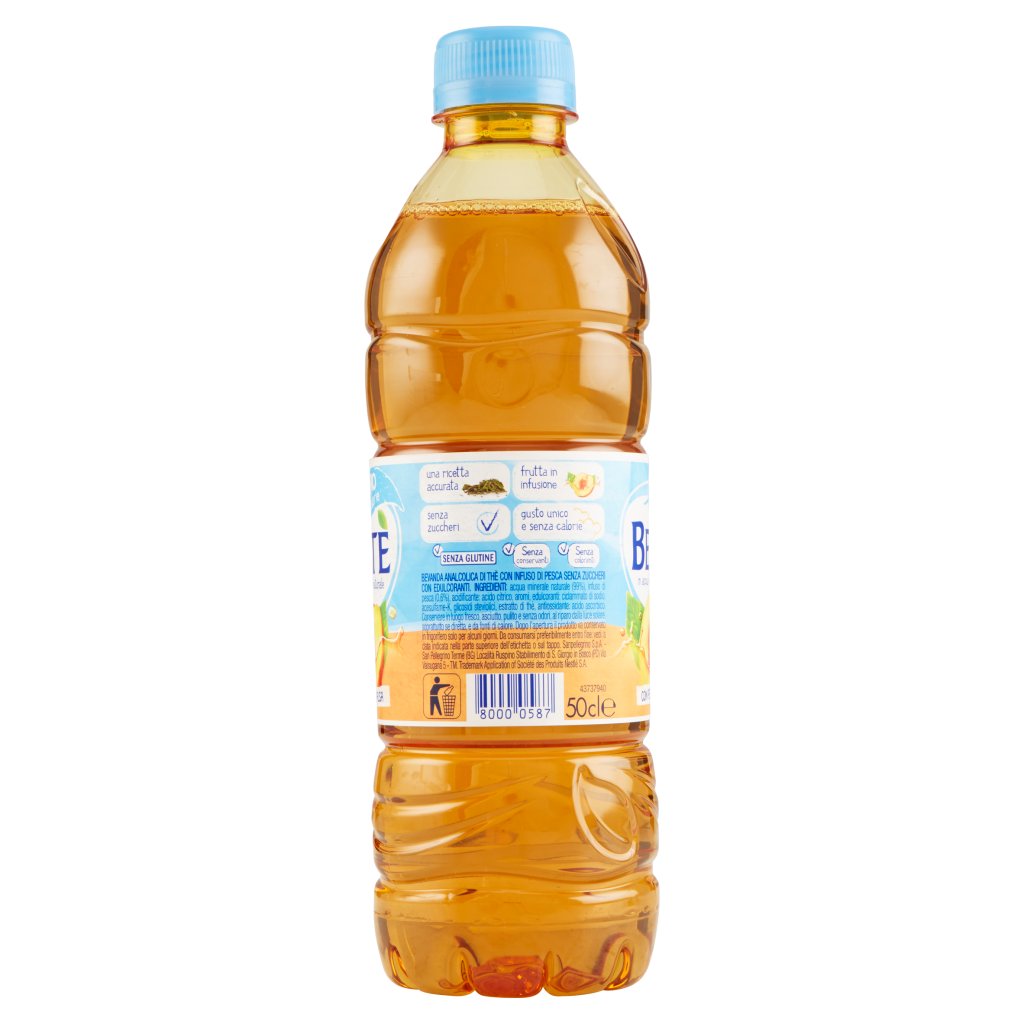 Beltè Zero Thè in Acqua Minerale Naturale con Pesca Infusa