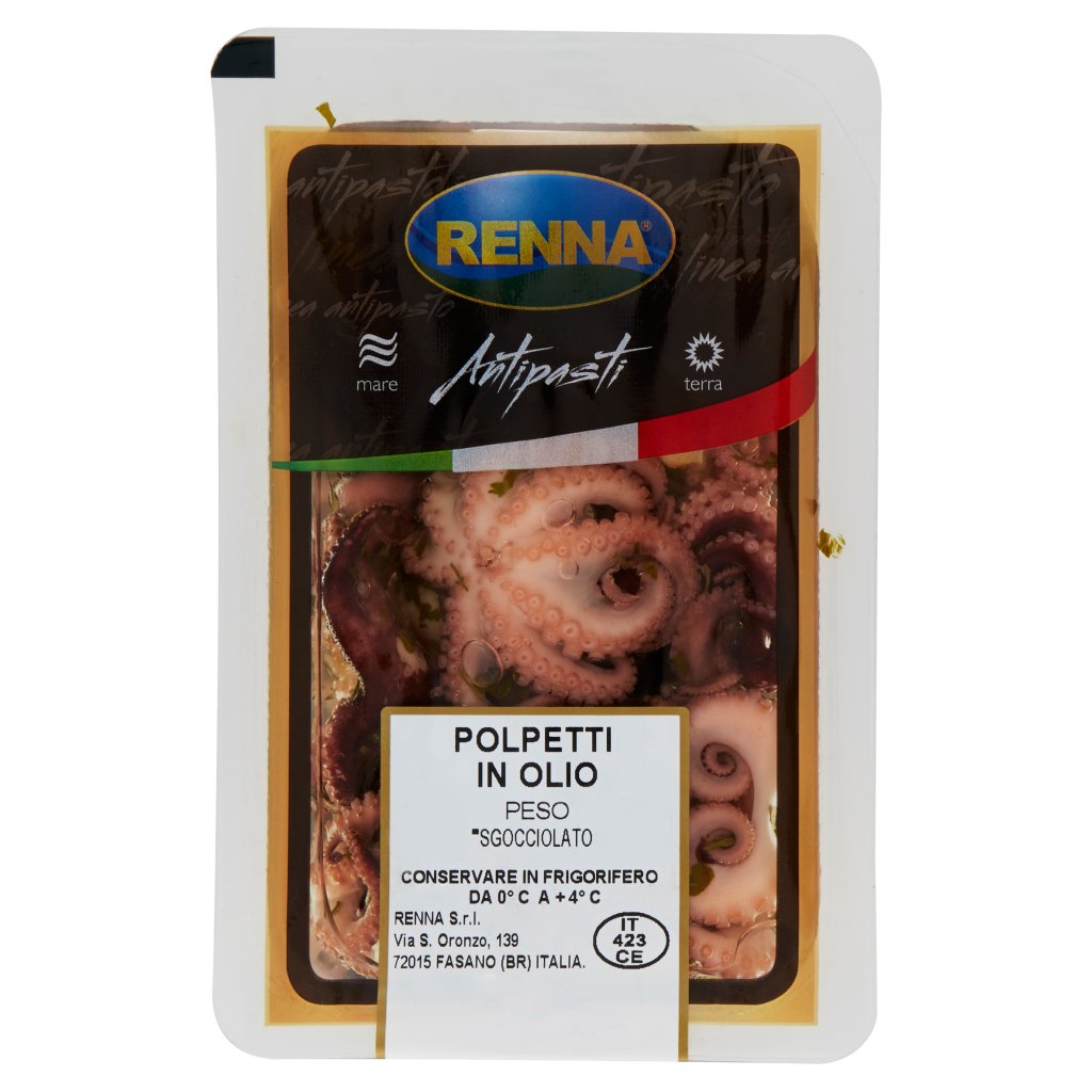 Renna Antipasti Polpetti in Olio