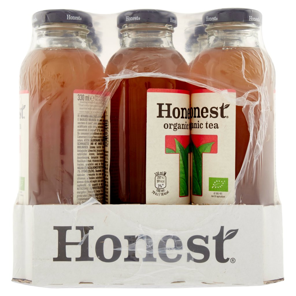 Honest Raspberry & Basil da 330 Ml (X12)