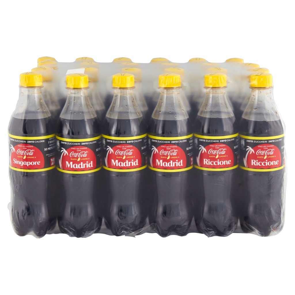 Coca Cola Zero Lemon Bottiglia di Plastica