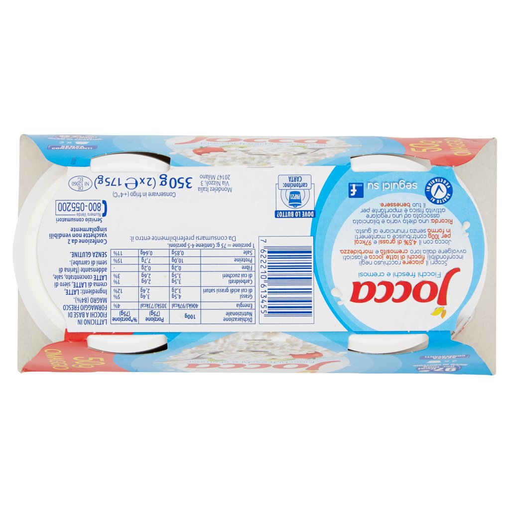 Fiocchi Di Latte Jocca Valori Nutrizionali