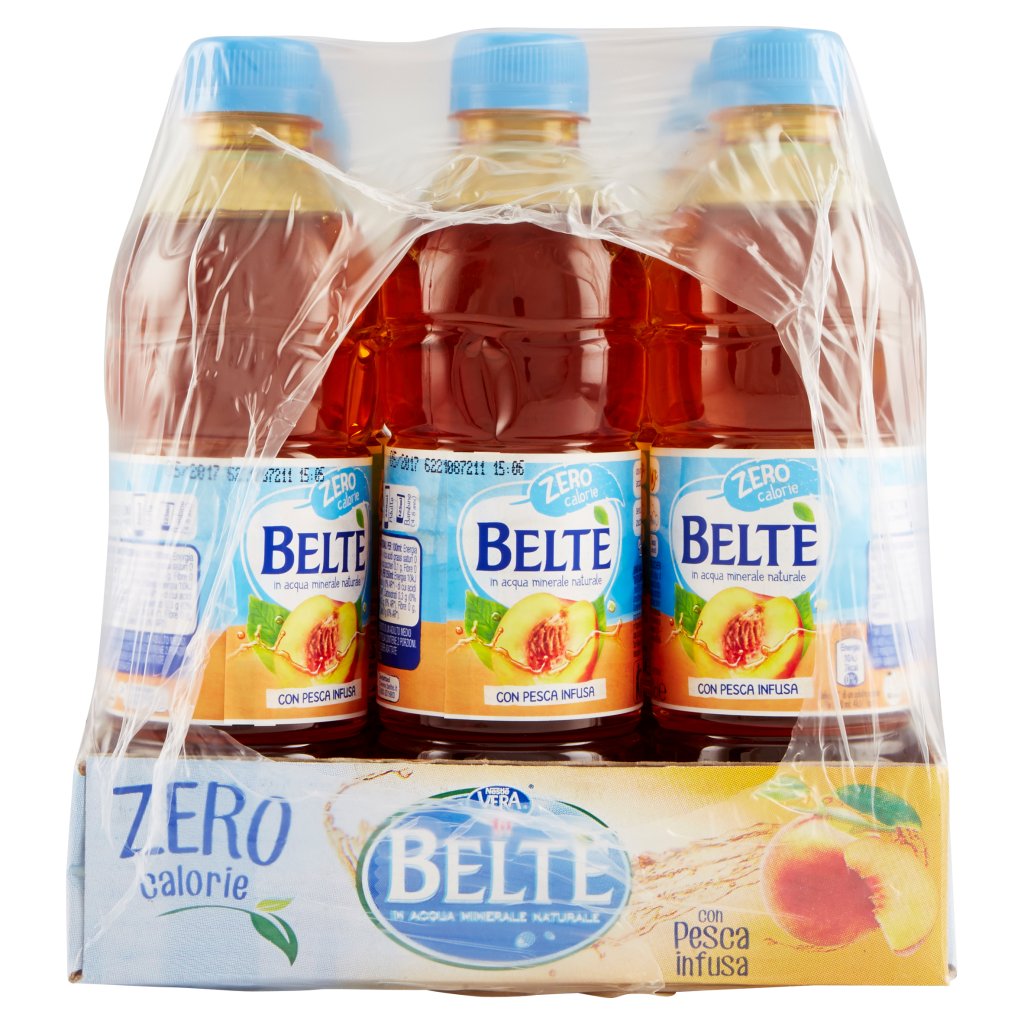 BELTÈ ZERO Bevanda Analcolica di THÈ in Acqua Minerale Naturale con PESCA infusa