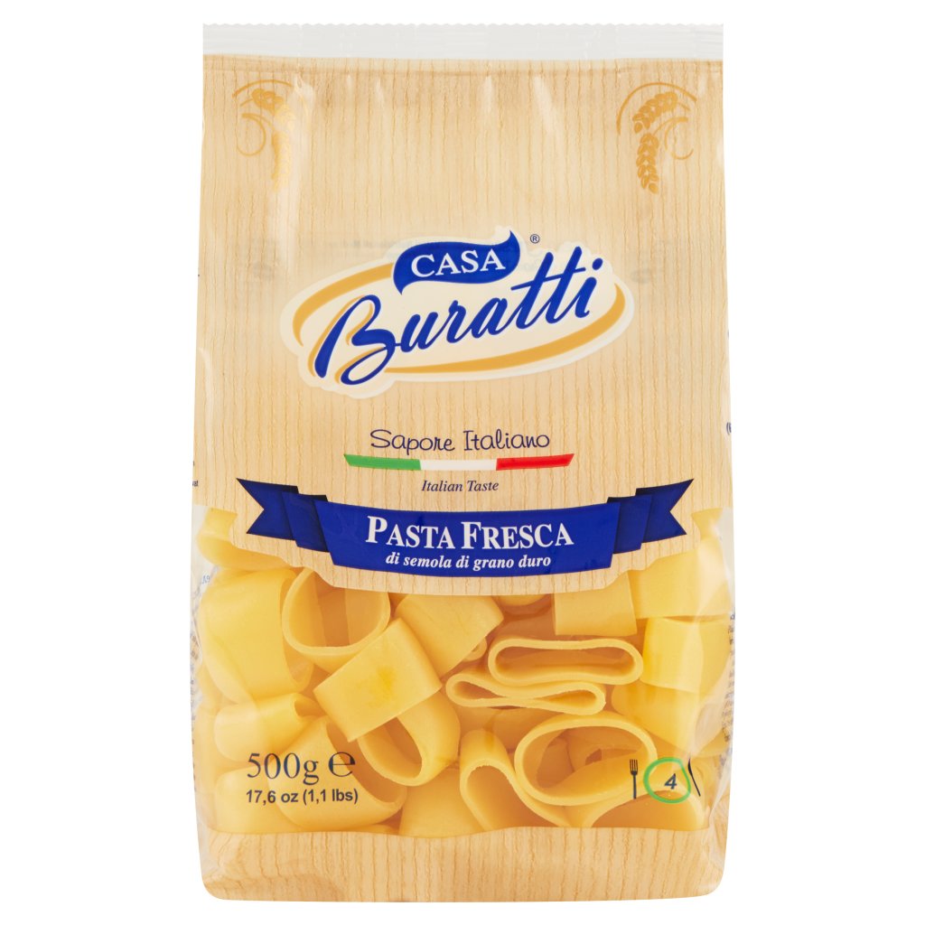 Casa Buratti Pasta Fresca di Semola di Grano Duro Calamarata