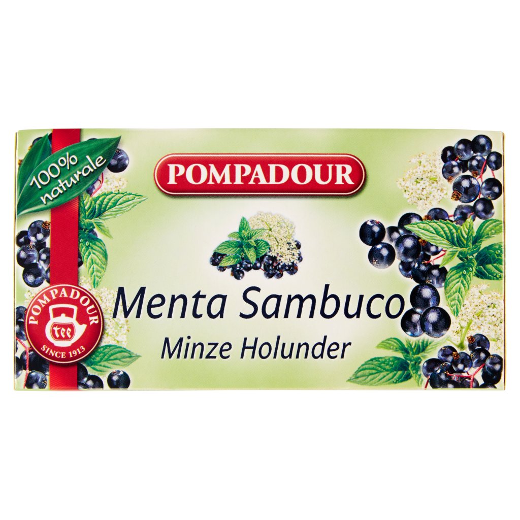 Pompadour Menta Sambuco per Infuso