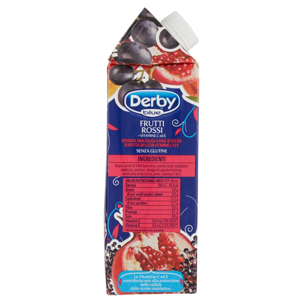 Derby Blue Frutti Rossi + Vitamine c Ed e