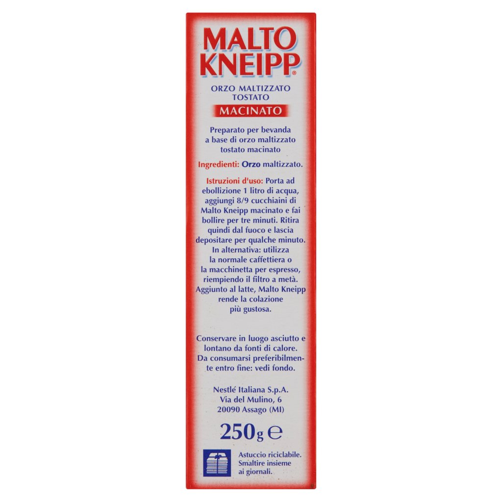 MALTO KNEIPP Orzo maltizzato tostato macinato