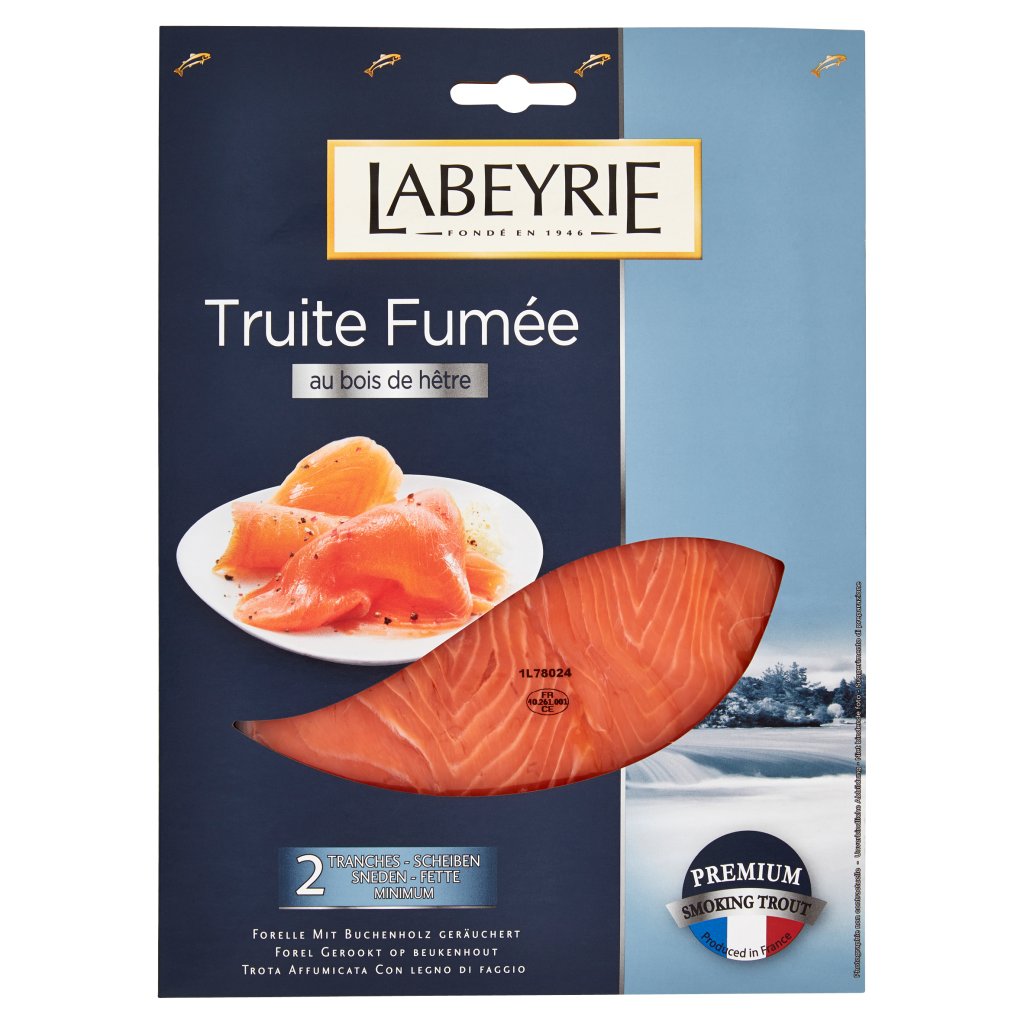 Labeyrie Trota Affumicata con Legno di Faggio 2 Fette