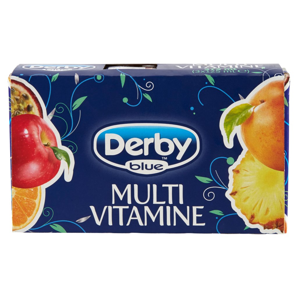 Derby Blue Multi Vitamine 3 x 125 Ml