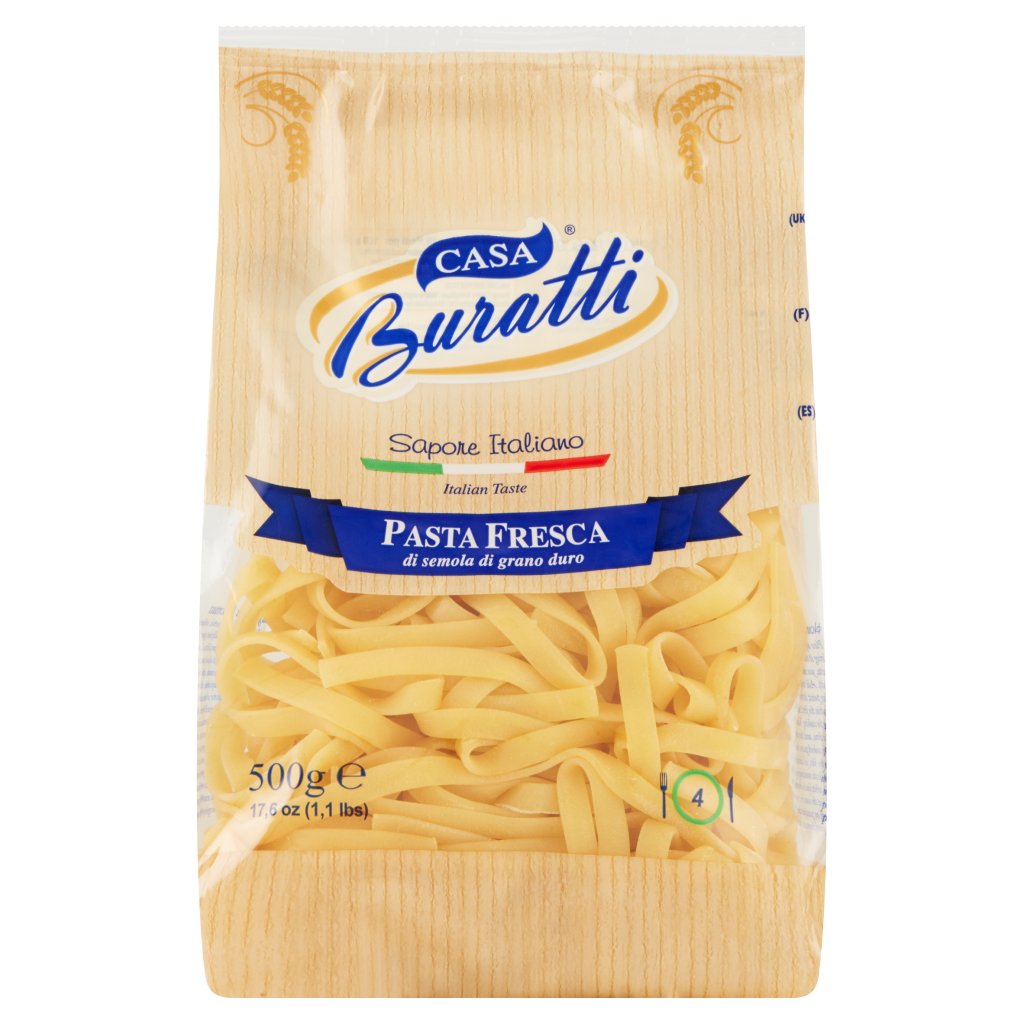 Casa Buratti Pasta Fresca di Semola di Grano Duro Tagliatelle