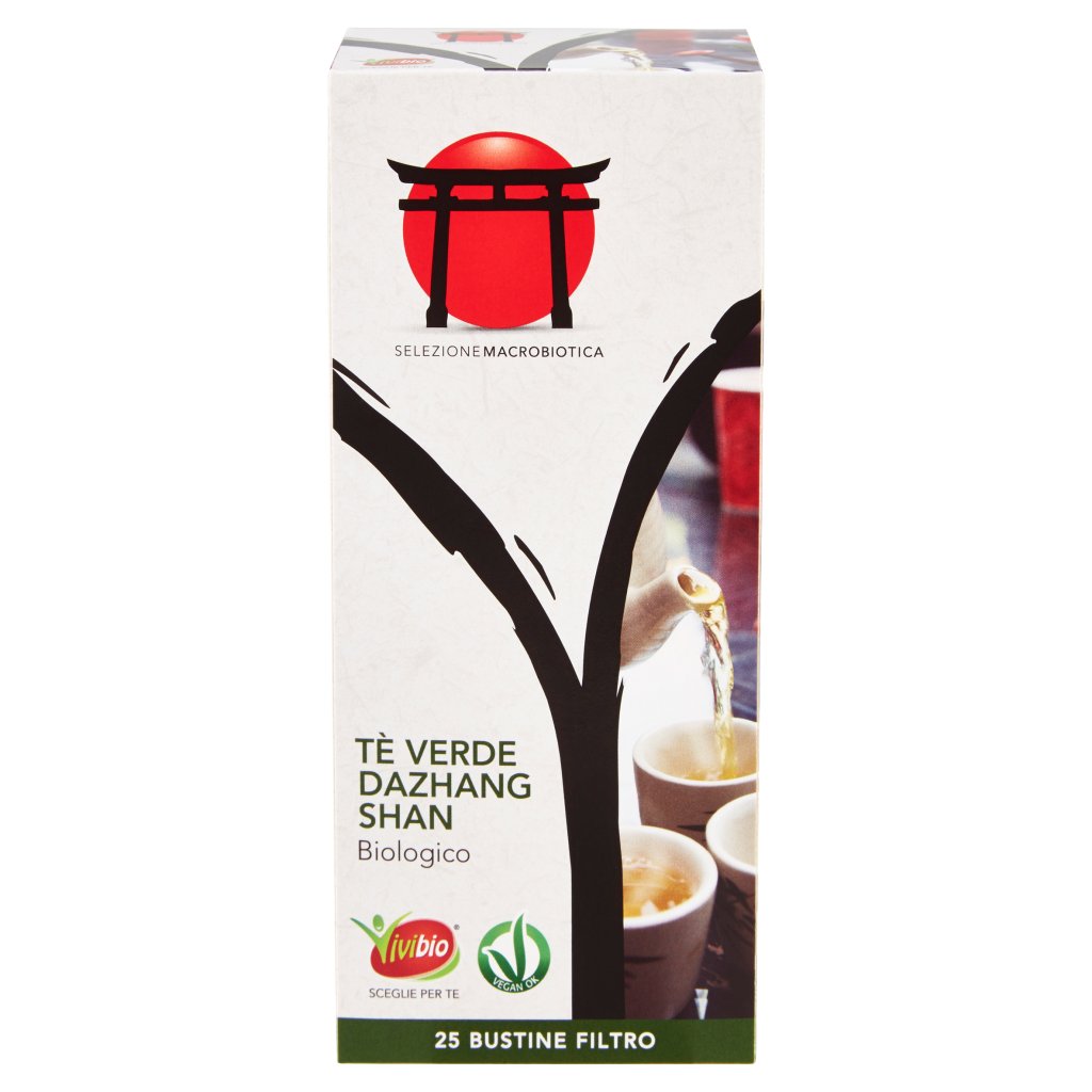 Vivibio Tè Verde Dazhang Shan 25 Bustine Filtro