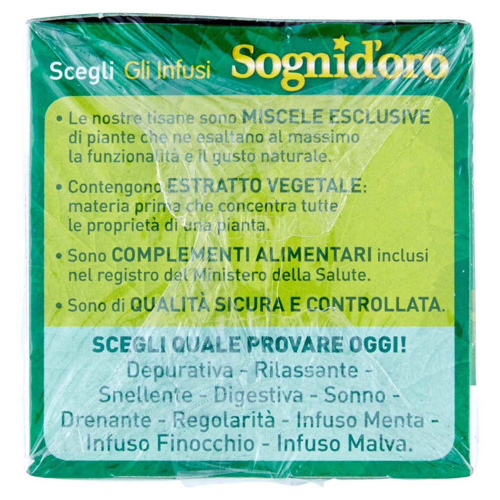 Sogni d'Oro Gli Infusi Menta 20 Filtri