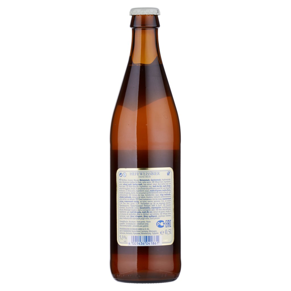 Valentins Weissbier Premium Hefeweissbier Hefetrüb 0,5 l