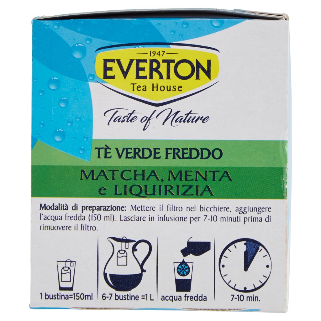 Everton Taste Of Nature Tè Verde Freddo Matcha, Menta e..