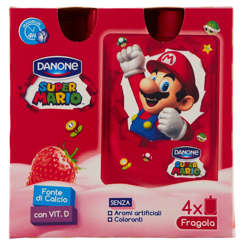 Yogoloso Danone Super Mario Gusto Fragola