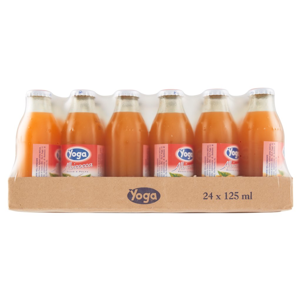 Yoga Albicocca Succo e Polpa 24 x 125 Ml