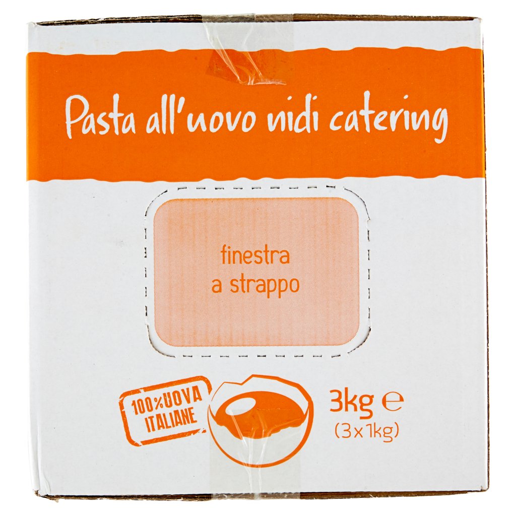 le Mantovanelle Pasta all'Uovo Nidi Catering Fettuccine 5 3 x 1 Kg