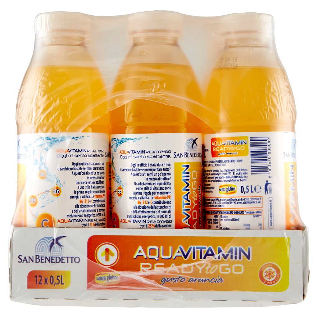 San Benedetto Aquavitamin Readytogo 12 x 0,5 l