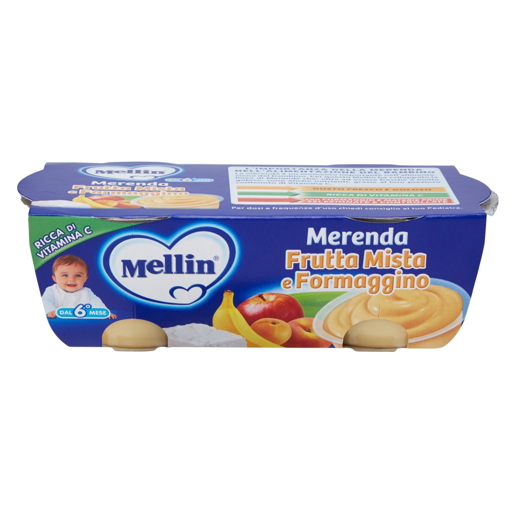 Mellin Frutta Mista e Yogurt 2x120g